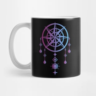 Wind rose and dream mandala Mug